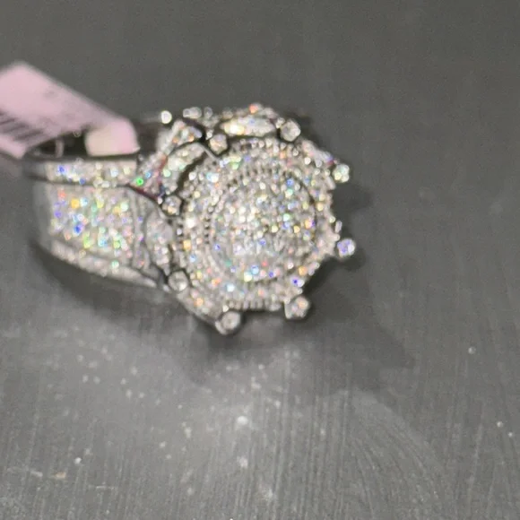 14k gold vermeil Real Moissanite diamond ring for men, 100% passes diamond tests - Picture 5 of 6